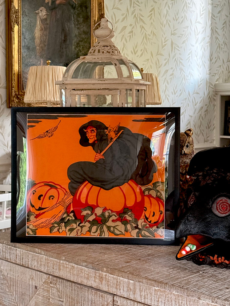 Antique Framed Halloween Crepe collection