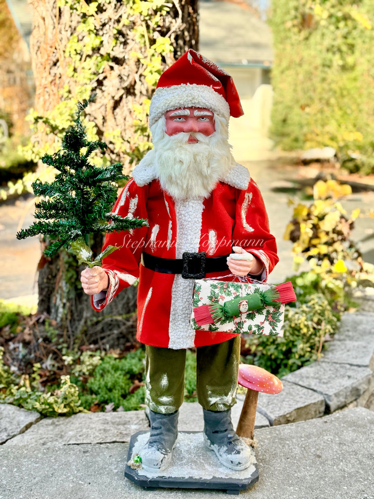 Antique German style Woodcutter Santa