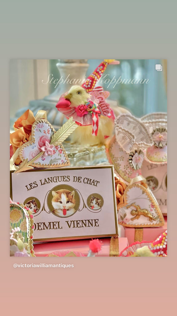 Demel Valentines Cat candy boxes