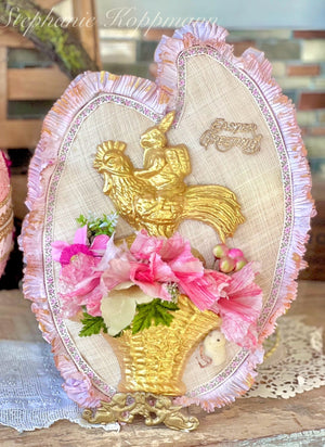 Victorian silk Easter Pallet© “Peter Rabbit”