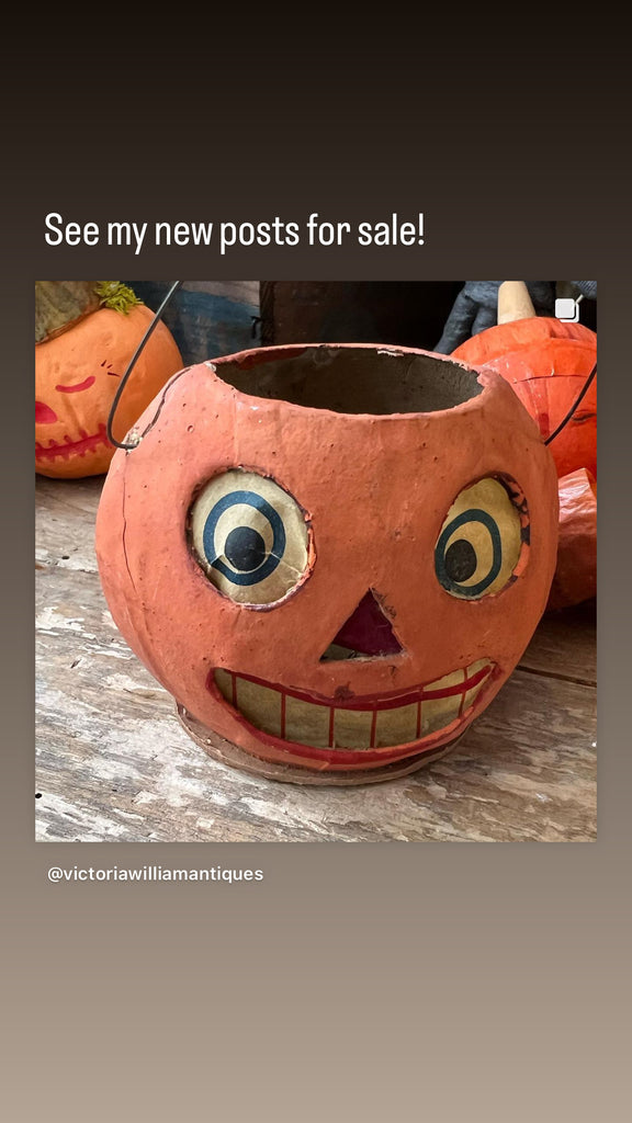 Antique German Halloween Jack O ‘Lantern