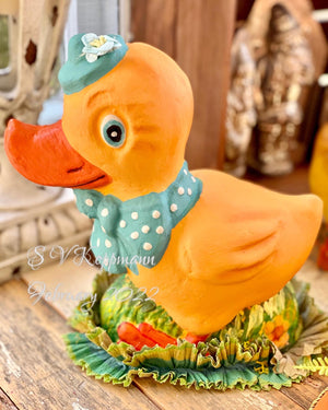 Sold Out German Duck Vintage 1950s Mold Candy Container