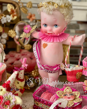 Antique Rose O’Neil Restored Valentine Kewpie