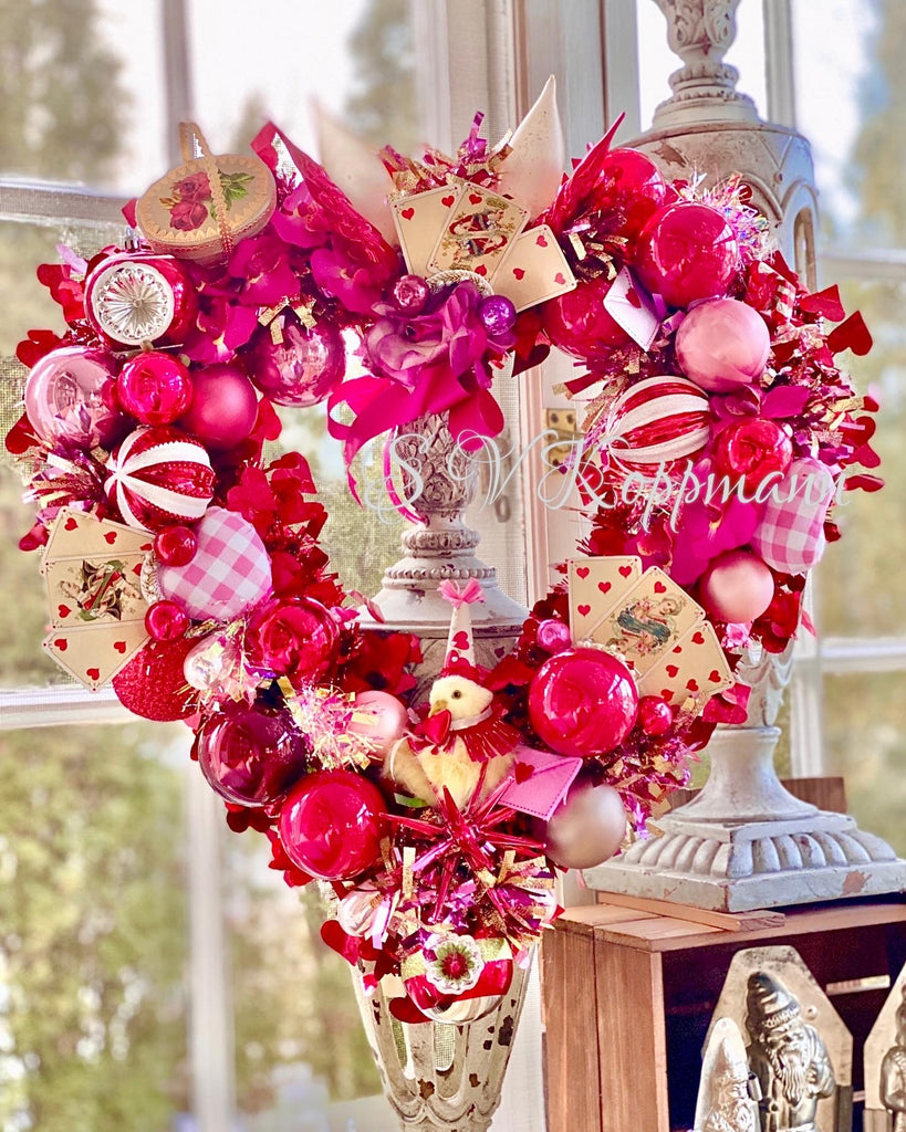 “Let’s play a game of Hearts” Wreath